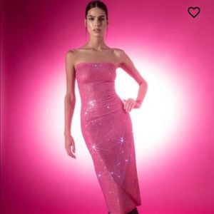 Rhinestone midi dress